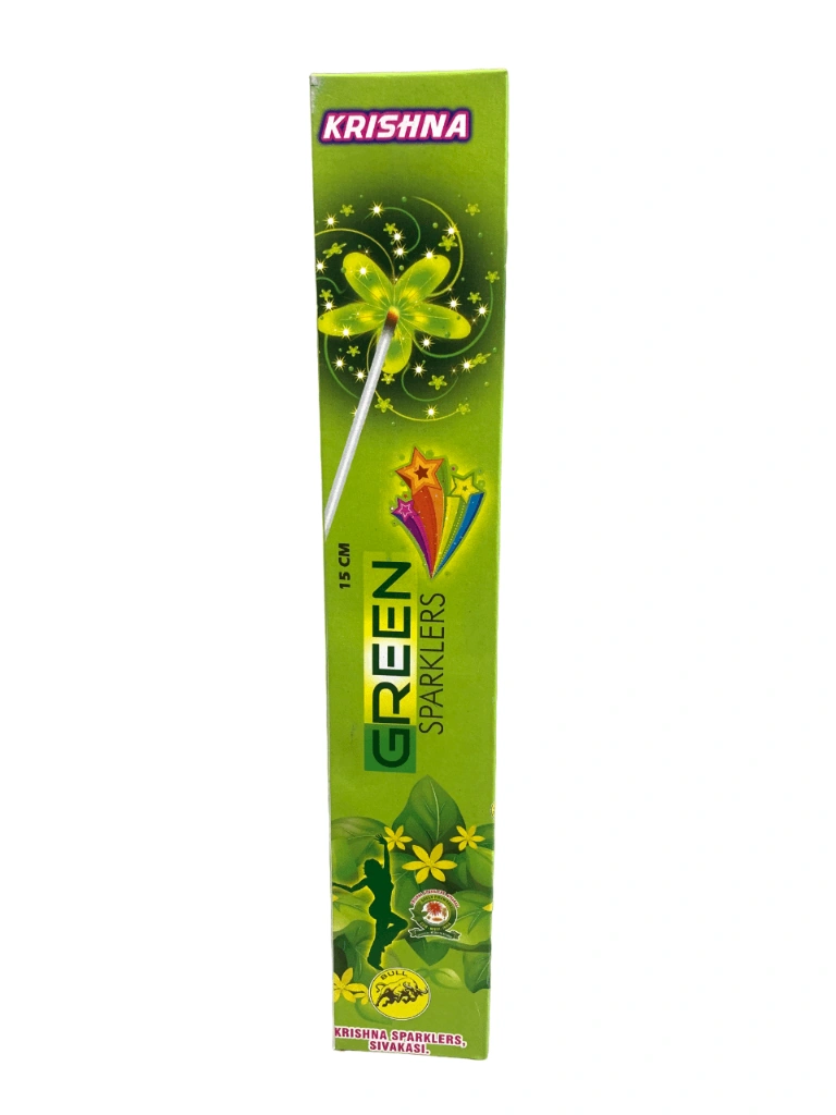 15 Cm Green Sparklers